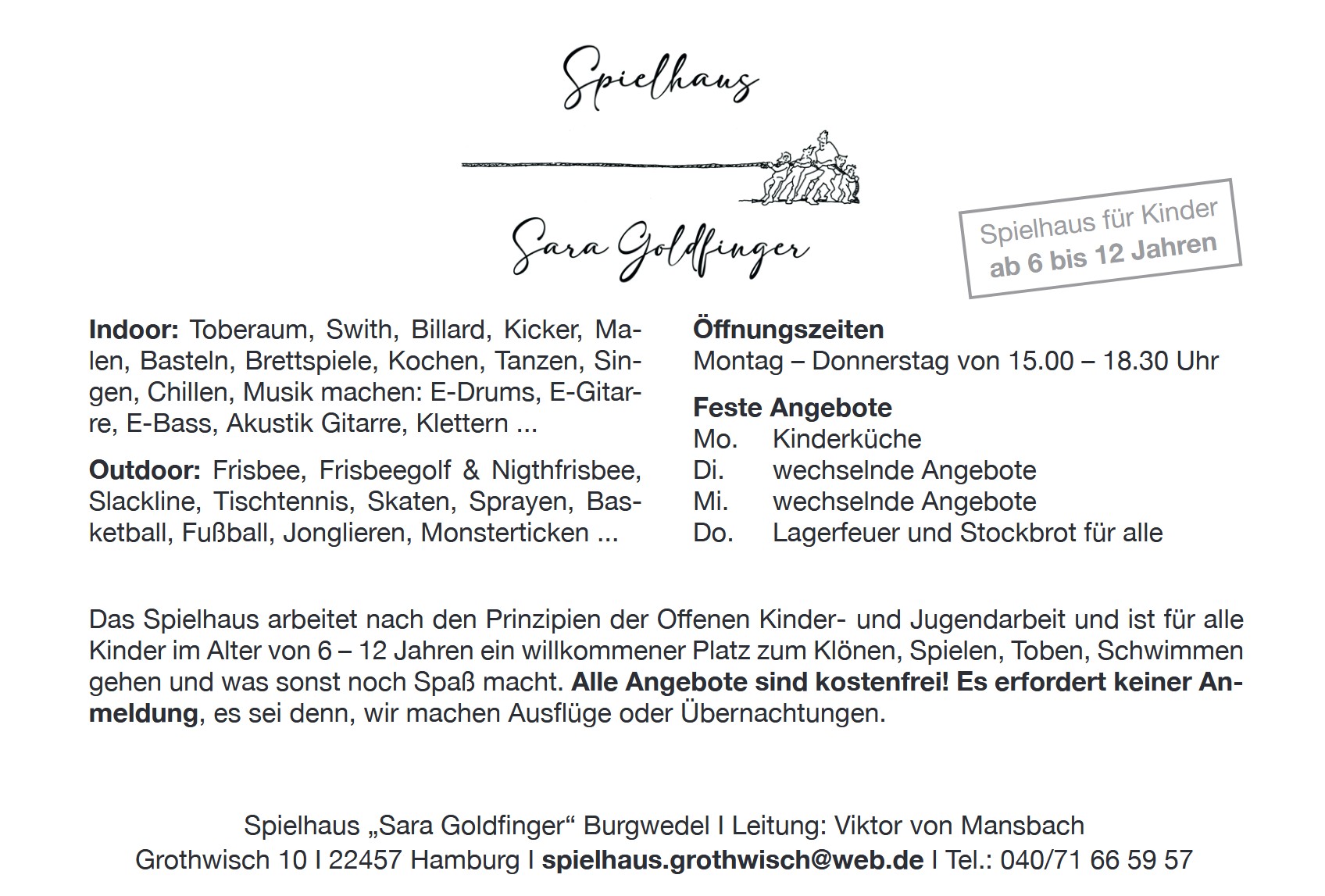 Spielhaus Sara Goldfinger